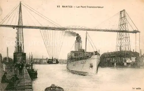 AK / Ansichtskarte Nantes_Loire_Atlantique Le Pont Transbordeur Nantes_Loire_Atlantique