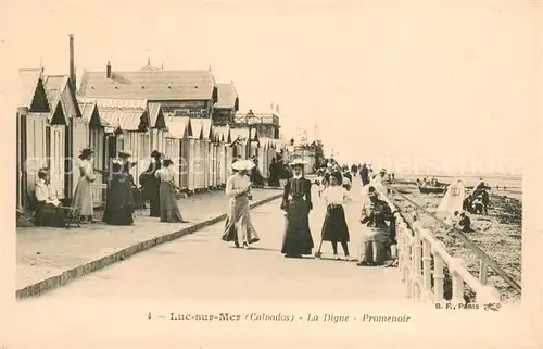 AK / Ansichtskarte Luc sur Mer La Digue Promenoir Luc sur Mer