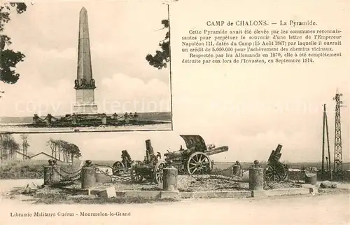 AK / Ansichtskarte Camp_de_Chalons La Pyramide Camp_de_Chalons