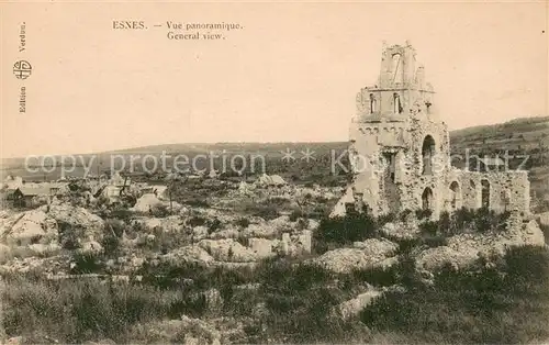 AK / Ansichtskarte Esnes en Argonne Vue panoramique  Esnes en Argonne