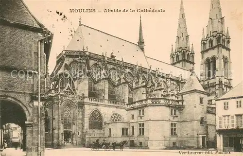 AK / Ansichtskarte Moulins_Allier Abside de la Cathedrale Moulins Allier