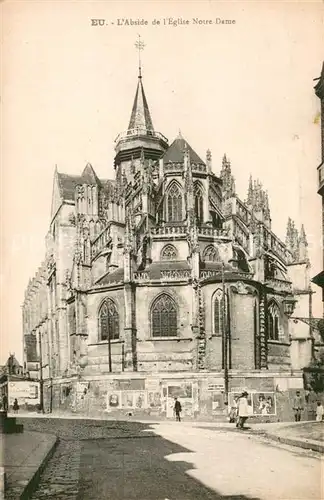 AK / Ansichtskarte Eu_Dieppe Abside de lEglise Notre Dame 