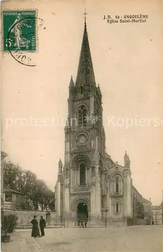 AK / Ansichtskarte Angouleme Eglise Saint Martial Angouleme