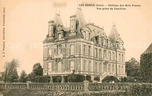 AK / Ansichtskarte Les_Barils Chateau des Bois Francs Vue prise du Chartrier Les_Barils