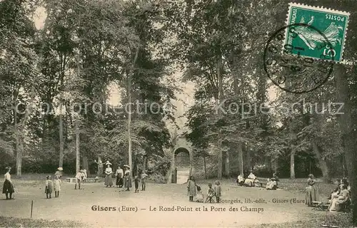 AK / Ansichtskarte Gisors_Eure Le Rond Point et la Porte des Champs Gisors Eure