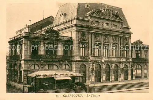 AK / Ansichtskarte Cherbourg Le Theatre Cherbourg