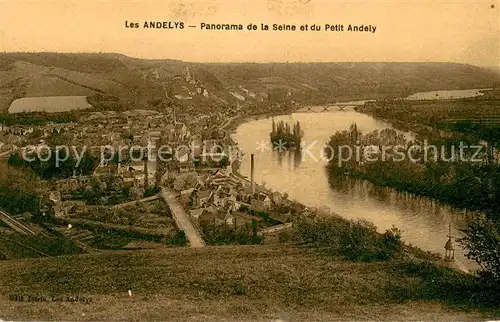 AK / Ansichtskarte Les_Andelys Panorama de la Seine et du Petit Andely Les_Andelys