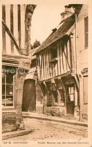 AK / Ansichtskarte Louviers_Eure Vieille Maison sur des Grands Carreaux Louviers Eure