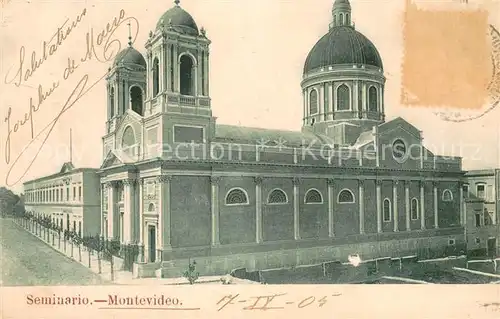 AK / Ansichtskarte Montevideo_Uruguay Seminario Montevideo Uruguay