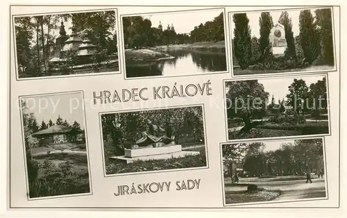 AK / Ansichtskarte Hradec_Kralove_Kralovehradecko Jiraskovy Sady 