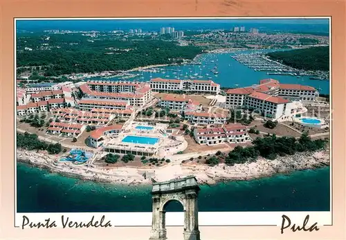 AK / Ansichtskarte Pula_Pola_Croatia Punta Verudela Ferienanlage Hafen  