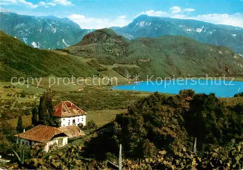 AK / Ansichtskarte Kalterer_See_Suedtirol Landschaftspanorama Kalterer_See_Suedtirol