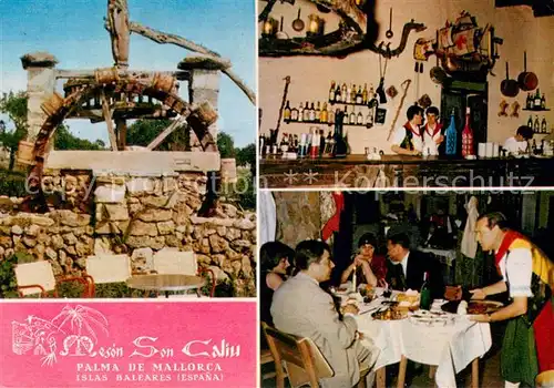AK / Ansichtskarte Palma_de_Mallorca Restaurant Bar Meson Son Caliu Palma_de_Mallorca