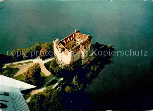 AK / Ansichtskarte Orlik_nad_Vltavou Schloss Fliegeraufnahme Orlik_nad_Vltavou
