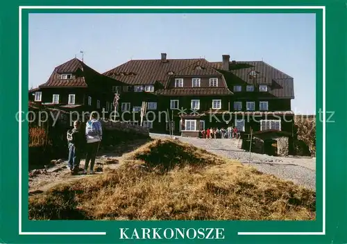 AK / Ansichtskarte Karpacz Schronisko PTTK Strzecha Akademicka Karkonosze Hampelbaude im Riesengebirge Karpacz