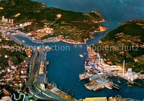 AK / Ansichtskarte Pasajes Fliegeraufnahme Pasajes