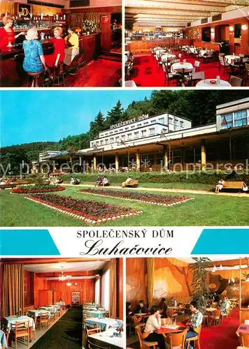 AK / Ansichtskarte Luhacovice Spolecensky dum Casino Restaurant Bar Luhacovice