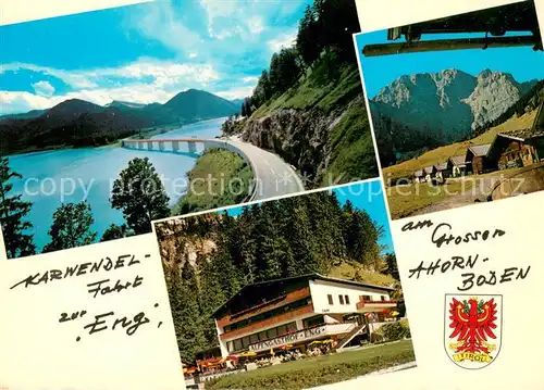 AK / Ansichtskarte Hinterriss_Tirol Alpengasthof Eng am Grossen Ahornboden Karwendelgebirge Sylenstein Speicher Bruecke Gruebenkar Alm Hinterriss Tirol