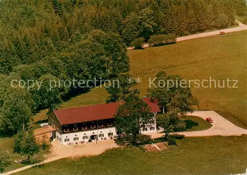 AK / Ansichtskarte Steingaden_Oberbayern Bildungs  und Erholungsstaette Langau Fliegeraufnahme Steingaden Oberbayern