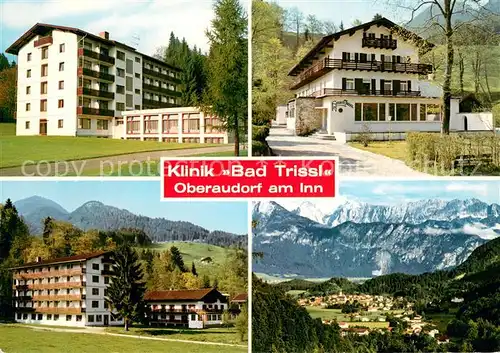AK / Ansichtskarte Oberaudorf Klinik Bad Trissl Alpenpanorama Kaisergebirge Oberaudorf