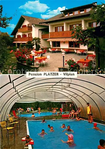 AK / Ansichtskarte Vilpian Pension Platzer Terrasse Swimming Pool Vilpian