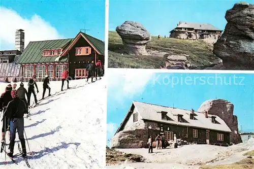 AK / Ansichtskarte Muntii_Bucegi Cananele Piatra Arsa Berghaus Muntii Bucegi