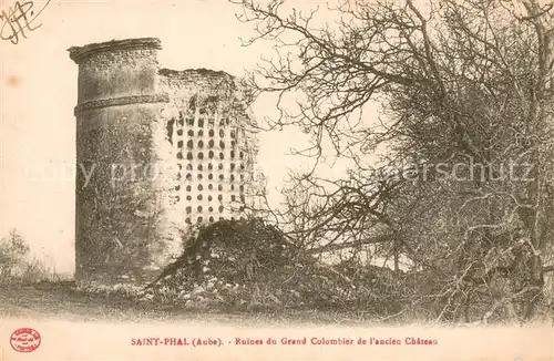 AK / Ansichtskarte Saint Phal Ruines du Grand Colombier de lancien Chateau Saint Phal