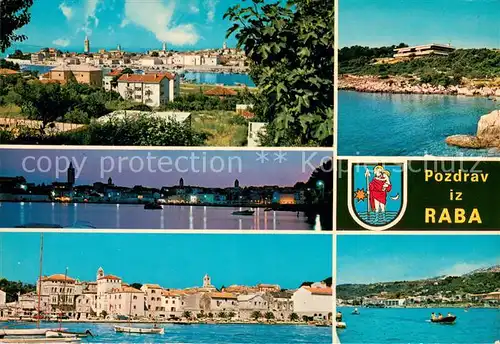 AK / Ansichtskarte Rab_Croatia Panorama Teilansichten Rab_Croatia