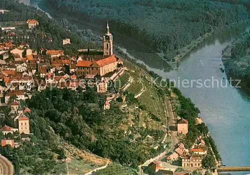 AK / Ansichtskarte Melnik_Tschechien Zusammenfluss von Elbe und Moldau Fliegeraufnahme Melnik Tschechien