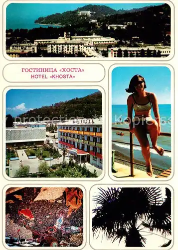 AK / Ansichtskarte Sotschi_Sochi Hotel Khosta Details 