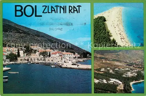 AK / Ansichtskarte Bol Zlatni Rat Panorama Bol