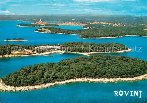AK / Ansichtskarte Rovinj_Rovigno_Istrien Fliegeraufnahme 