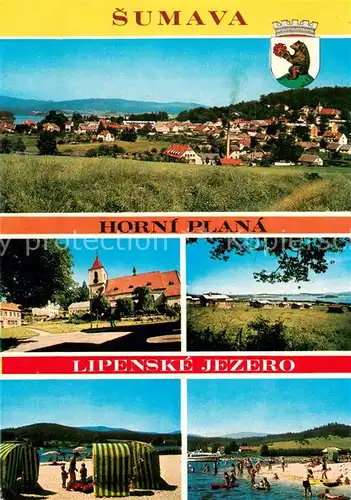 AK / Ansichtskarte Sumava_Boehmen Horny Plana Lipenske Jezero Sumava Boehmen