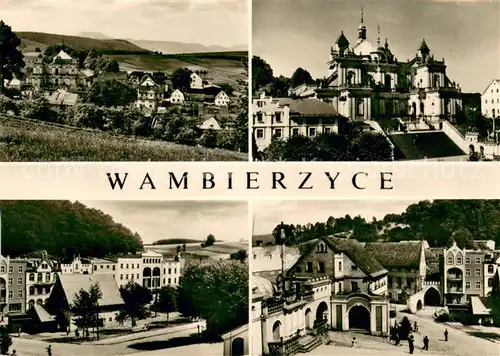 AK / Ansichtskarte Wambierzyce_Albendorf Widok ogolny Barokowa barzylika Fragment miasta 