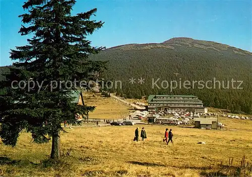 AK / Ansichtskarte Spindleruv_Mlyn_Spindlermuehle Erholungsheim Spindlerovka mit Gipfel Maly Sisakem Spindleruv_Mlyn
