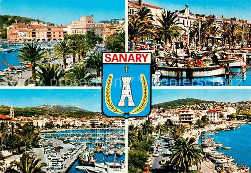 AK / Ansichtskarte Sanary sur Mer Cote Varoise Panorama Details Sanary sur Mer
