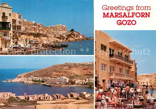 AK / Ansichtskarte Gozo_Malta Marsalforn Very popular resort Gozo_Malta