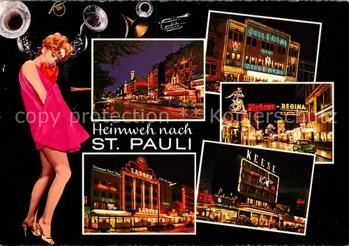 AK / Ansichtskarte St_Pauli Reeperbahn Motive St_Pauli