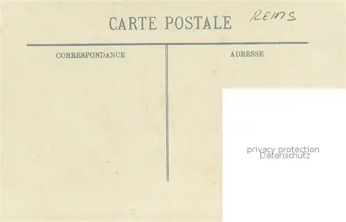 AK / Ansichtskarte Reims_Champagne_Ardenne Place Royale Le Crime de Reims Guerre Europeenne 1914 1915 Truemmer 1. Weltkrieg Reims_Champagne_Ardenne