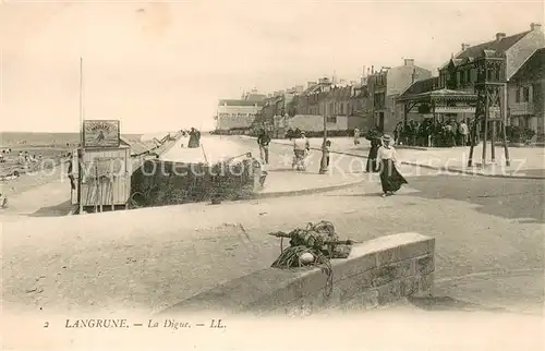 AK / Ansichtskarte Langrune sur Mer La digue Langrune sur Mer