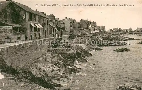 AK / Ansichtskarte Batz sur Mer Les chalets et les rochers Cote Saint Michel Batz sur Mer