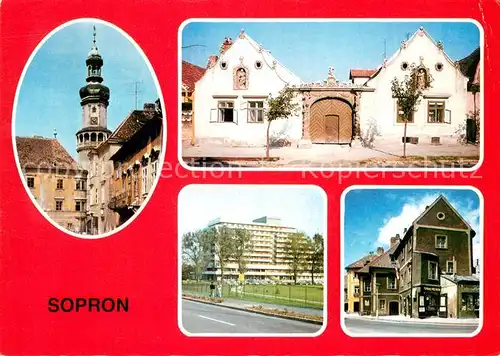 AK / Ansichtskarte Sopron_Oedenburg Teilansichten 