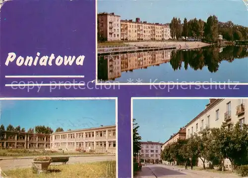 AK / Ansichtskarte Poniatowa Osiedle mieszkaniowe Sanatorium Ulica Stoneczna Poniatowa