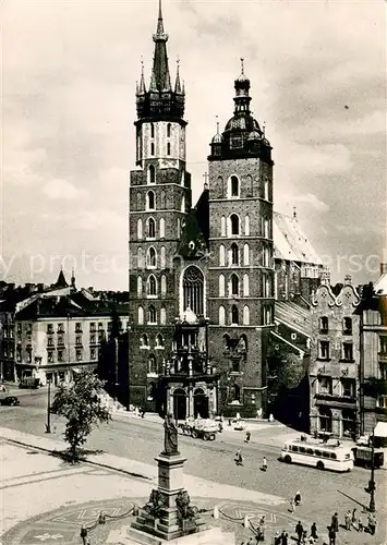 AK / Ansichtskarte Krakow_Krakau Kosciol Marlacki Krakow Krakau