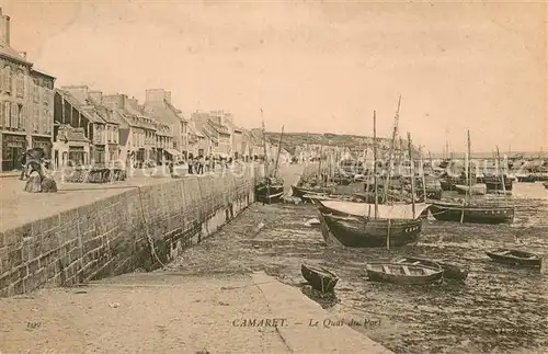 AK / Ansichtskarte Camaret sur Mer Le Quai du Port Camaret sur Mer