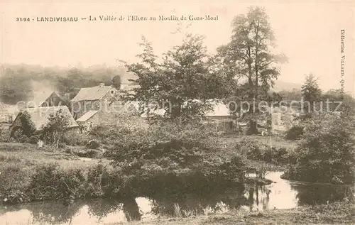 AK / Ansichtskarte Landivisiau Vallee de l Elorn au Moulin de Goas Moal Landivisiau
