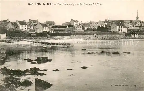 AK / Ansichtskarte Ile de Batz Le port du Vil Vian Ile de Batz