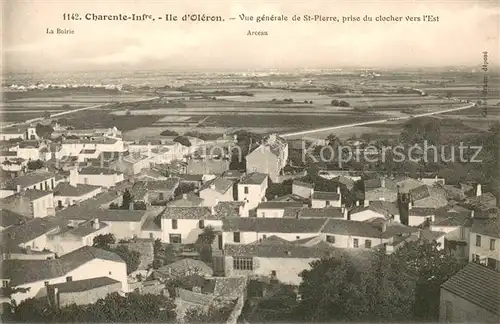 AK / Ansichtskarte Saint_Pierre_d_Oleron Vue generale prise du clocher vers l est Saint_Pierre_d_Oleron