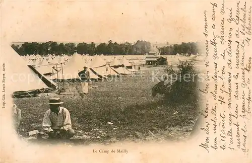 AK / Ansichtskarte Camp_de_Mailly Les tentes Camp_de_Mailly