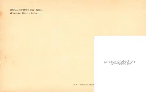 AK / Ansichtskarte Rochefort_sur_Mer Avenue Emile Zola Rochefort_sur_Mer